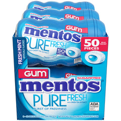 Mentos six-pack bulk gum ideal for sharing at home, car, or office