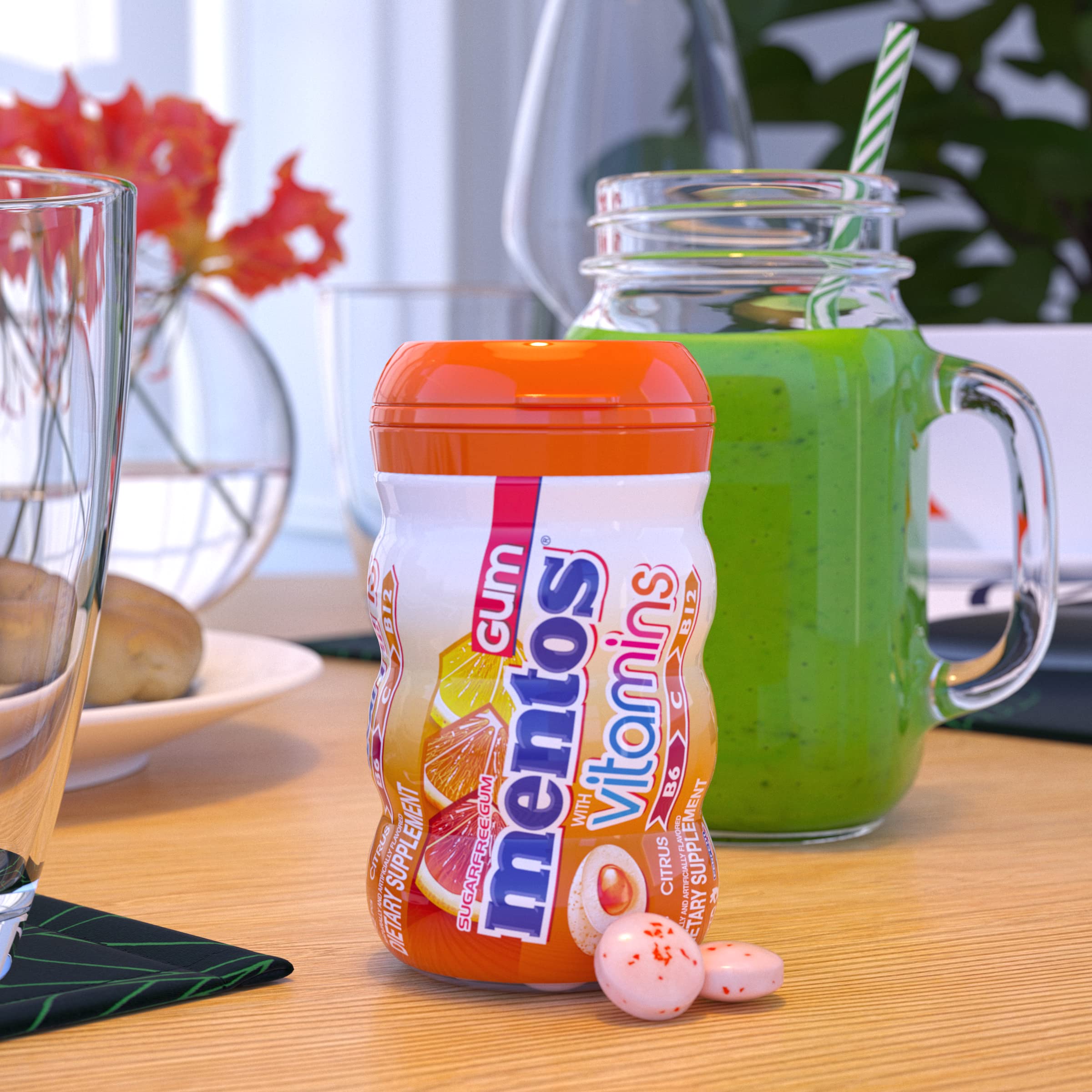Mentos Vitamins Citrus Easter basket stuffer idea with a fresh flavor boost.