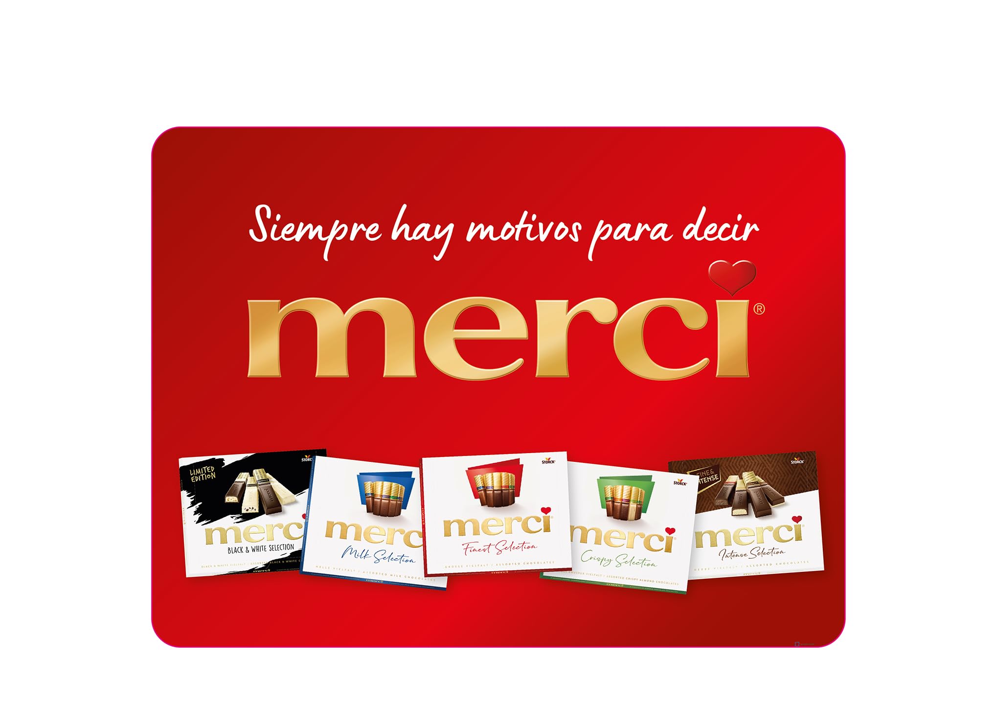 Tasting session with Merci eight flavors on a tray