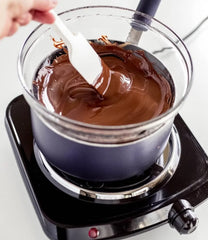 Merckens Cocoa Lite wafers enrobing ready for cakes and cookies