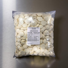 Melted Merckens wafers in a heat safe bowl for even coating