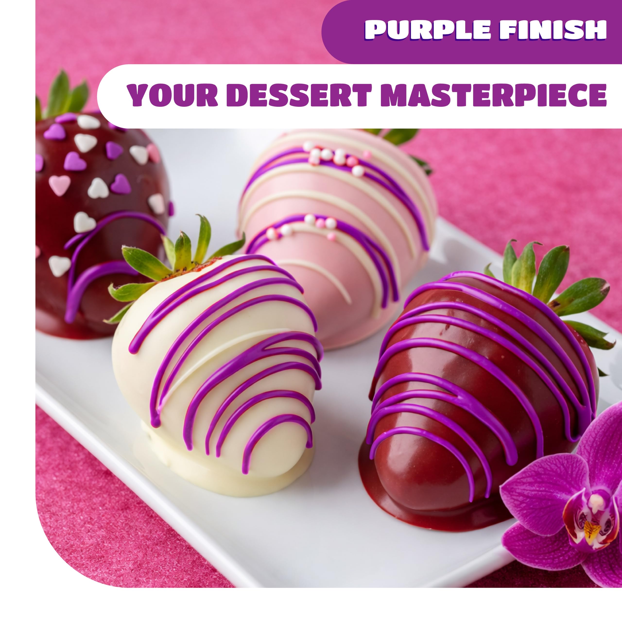 Versatile for baking projects and year-round candy designs.