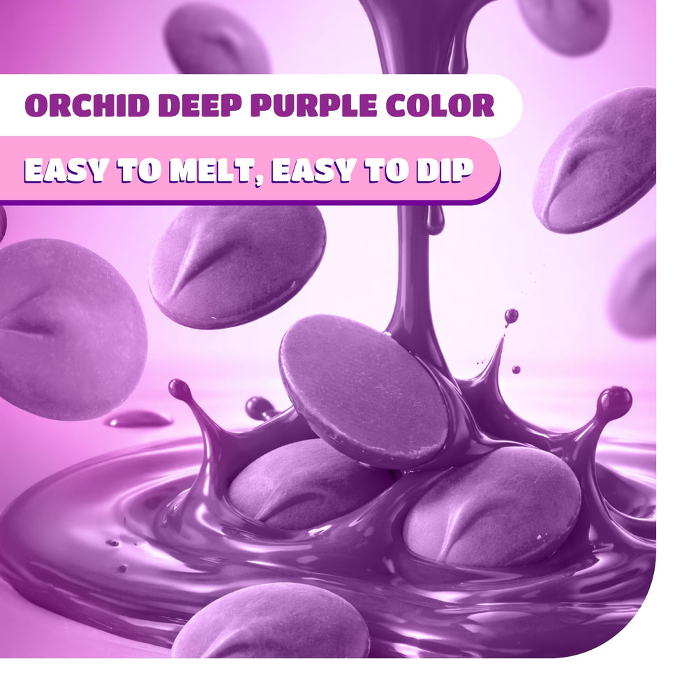 Vanilla-flavored melts deliver a creamy taste without tempering.