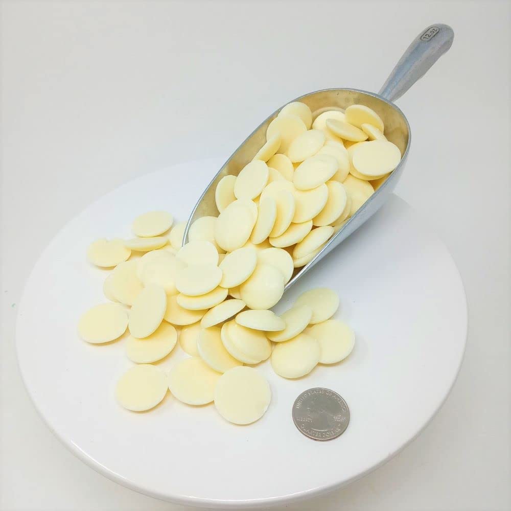 Merckens white coating used for molded candy and bark decorations.