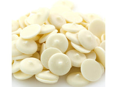 Merckens white coating melting wafers bag ready for candy making.