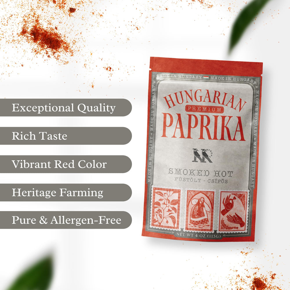 Oak wood smoked paprika delivers depth to stews and grilled recipes.
