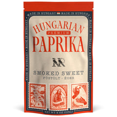 MEROPS smoked sweet paprika packaging emphasizes freshness and premium quality.
