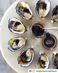 Messino Black Balsamic Pearls glossy pearls capture dramatic plating effect