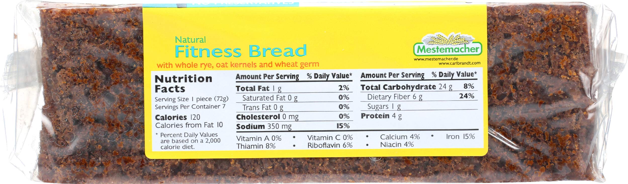 Mestemacher Fitness bread protein-friendly fuel for active days