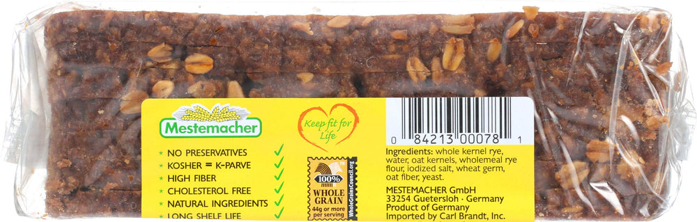 Mestemacher Fitness bread fiber-rich slices support digestive comfort