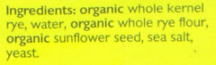 Mestemacher Organic Sunflower Seed Bread produced in Germany—trusted quality.