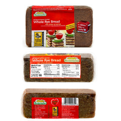Pumpernickel bread slices from Mestemacher for sandwiches