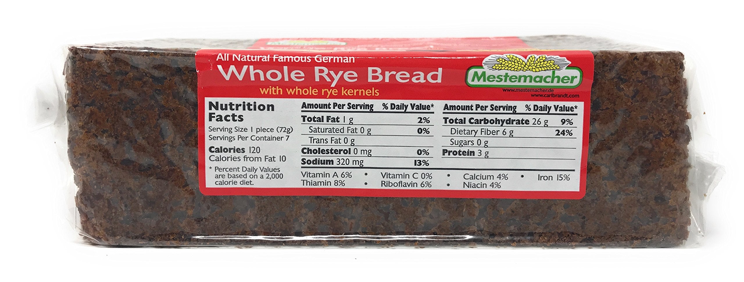 Mestemacher Sunflower Seed Bread loaf, savory crunch for wholesome meals.