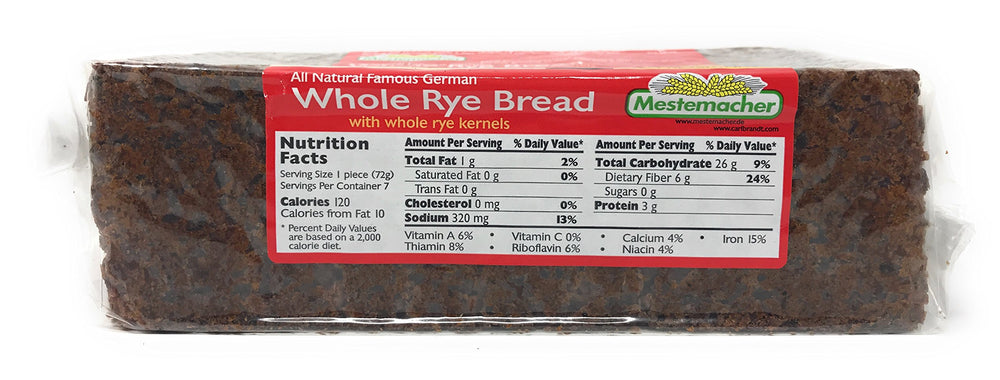 Mestemacher Sunflower Seed Bread loaf, savory crunch for wholesome meals.