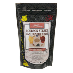 Metropolitan Tea Discovery Bourbon Street Vanilla rooibos pack preserves freshness with nitrogen-flush.