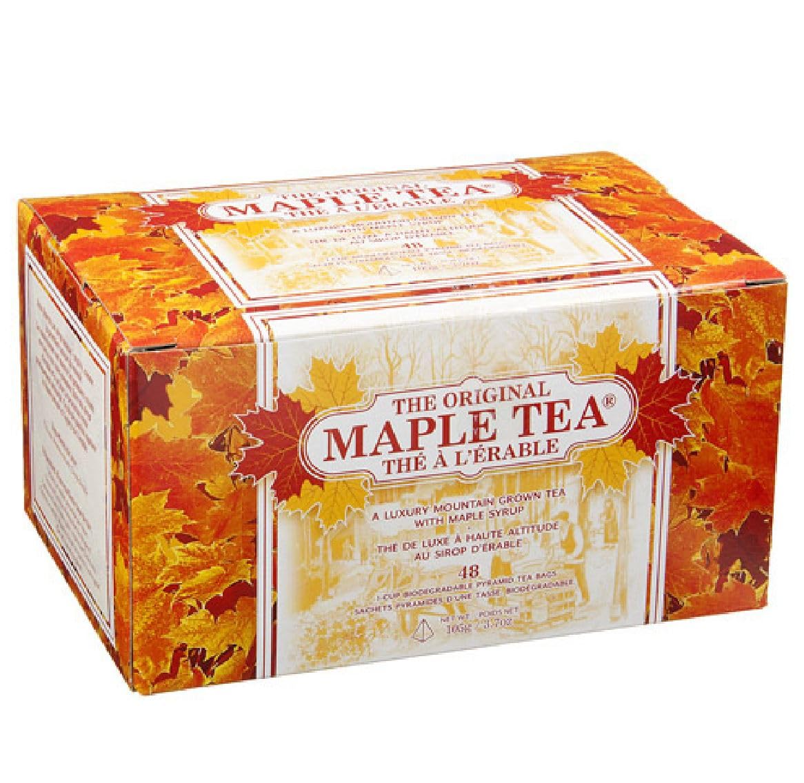 Metropolitan Tea Original Maple Tea bags show maple aroma for a comforting afternoon