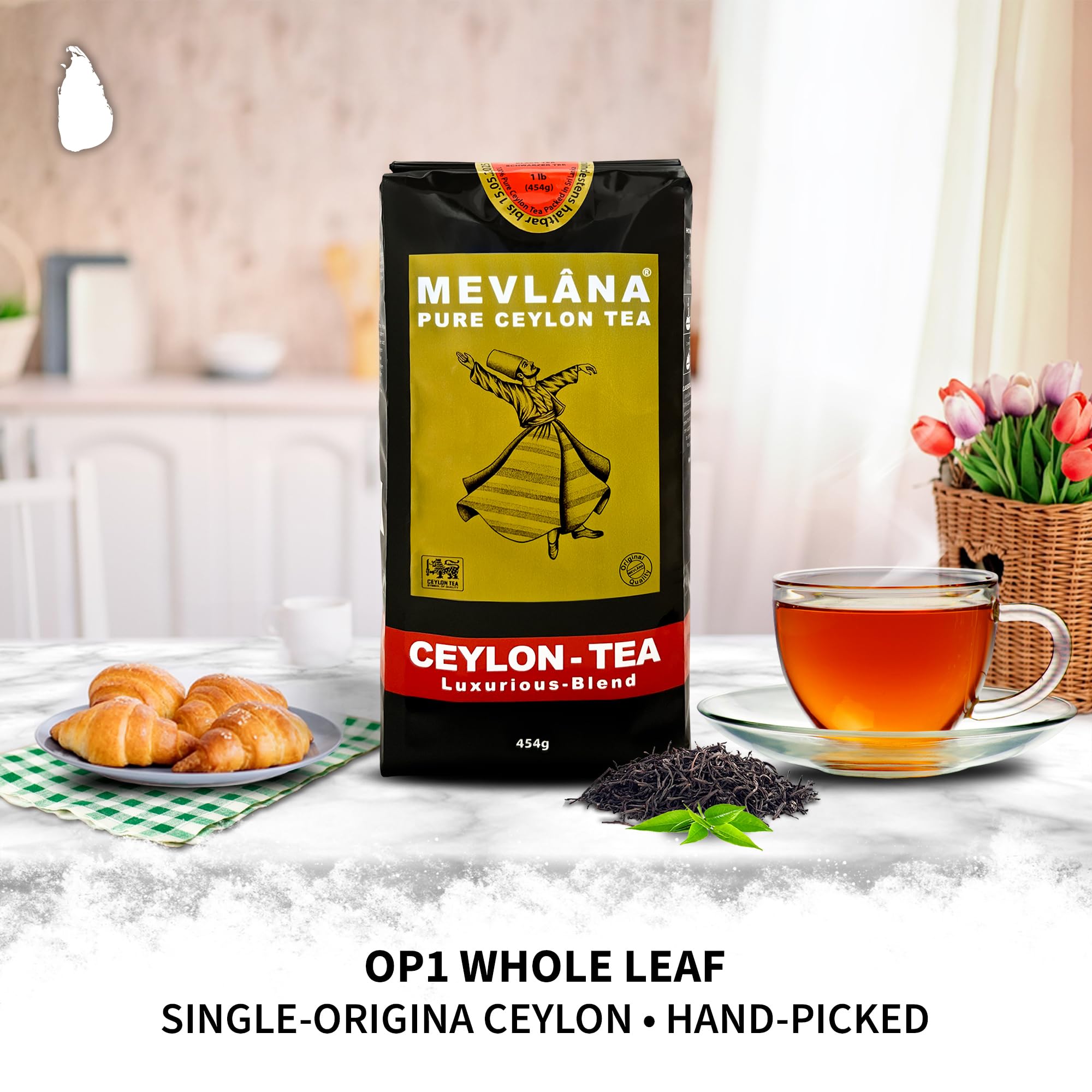 MEVLÂNA Hand-picked tea leaves — premium quality and authentic Sri Lankan character.