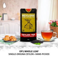 MEVLÂNA Hand-picked tea leaves — premium quality and authentic Sri Lankan character.