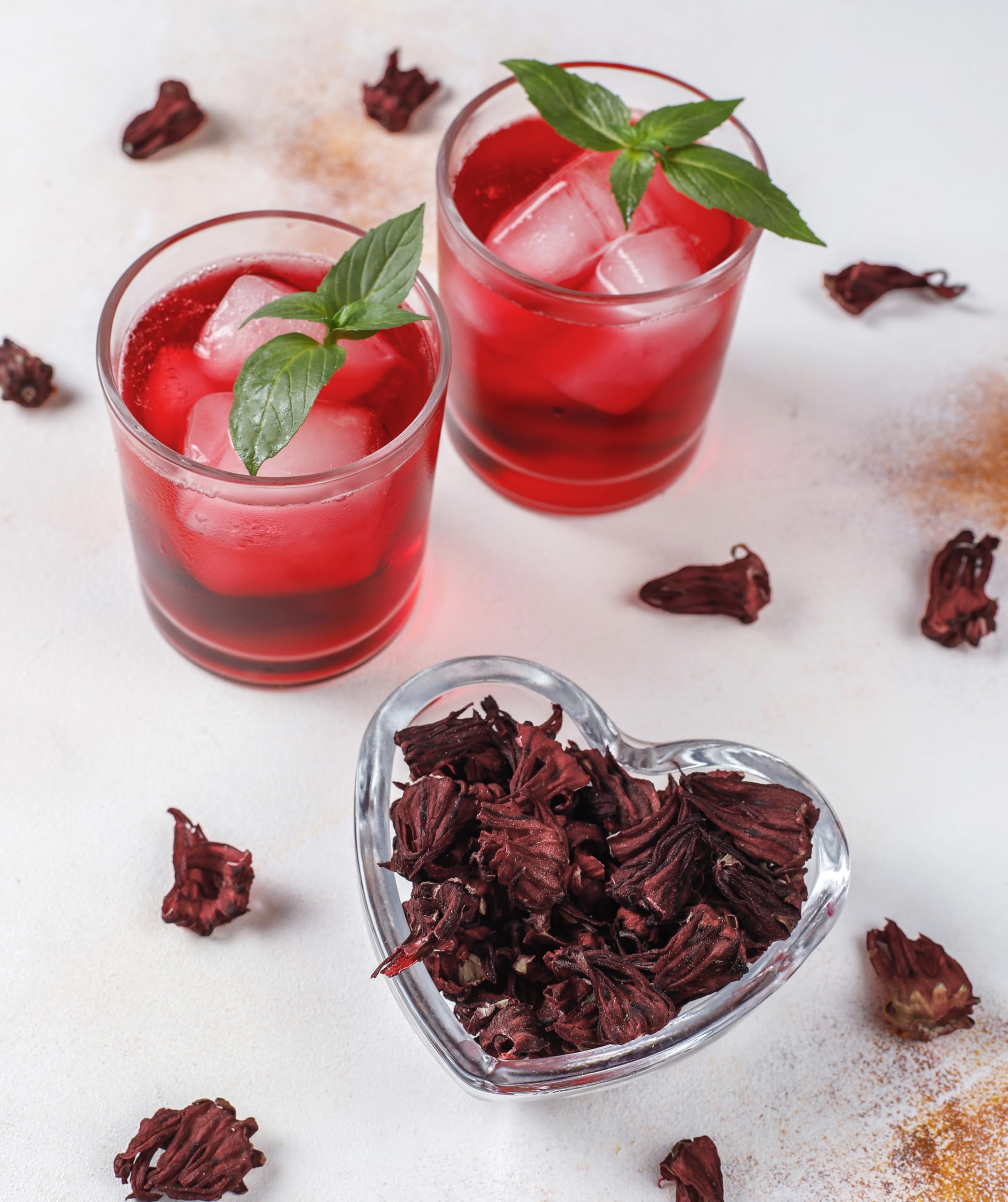 Mexgrim culinary hibiscus petals used in jams and desserts.