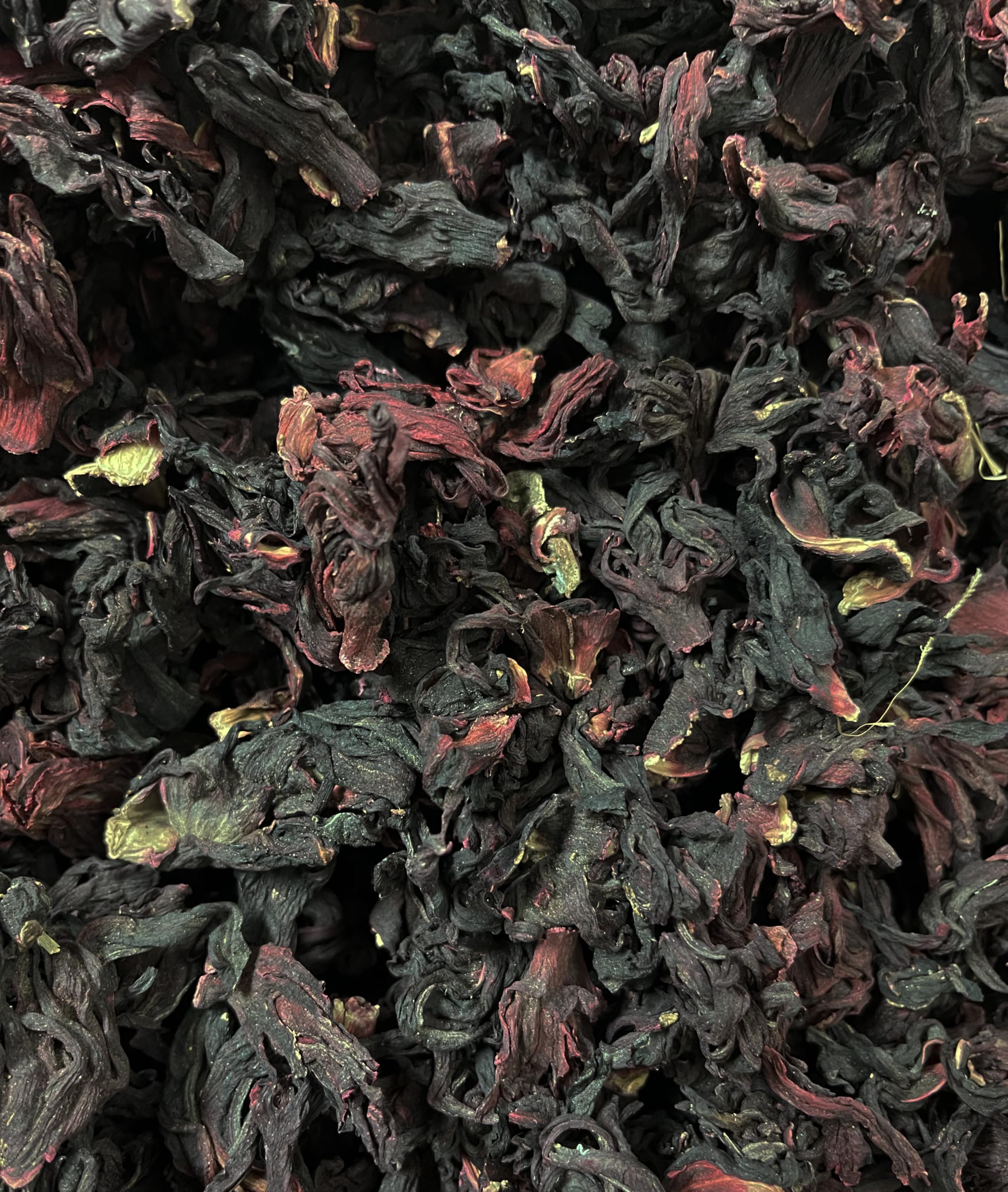Mexgrim hibiscus flowers deep red brew showing vibrant color and aroma.