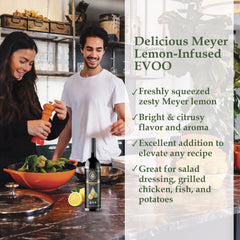 Meyer lemon olive oil lemons capture fresh citrus notes for marinades.