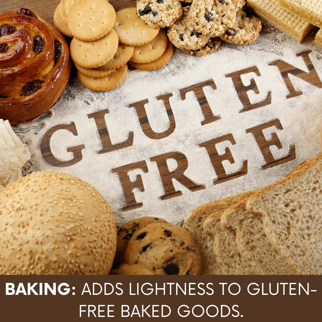mGanna Arrowroot Powder pantry-ready layout underscores gluten-free recipe potential.