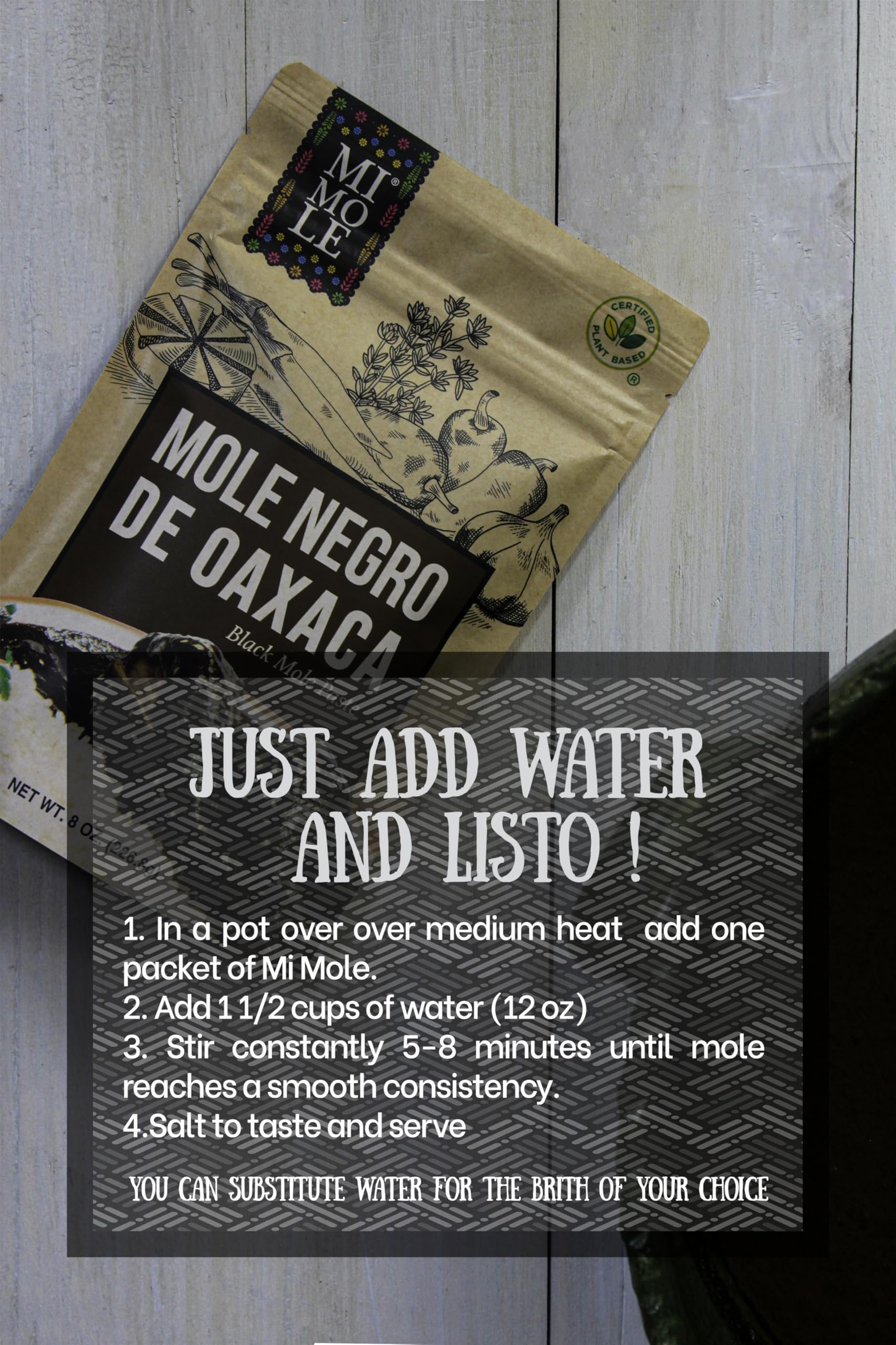 Mi Mole 26-ingredient spice blend showcased in a close-up.