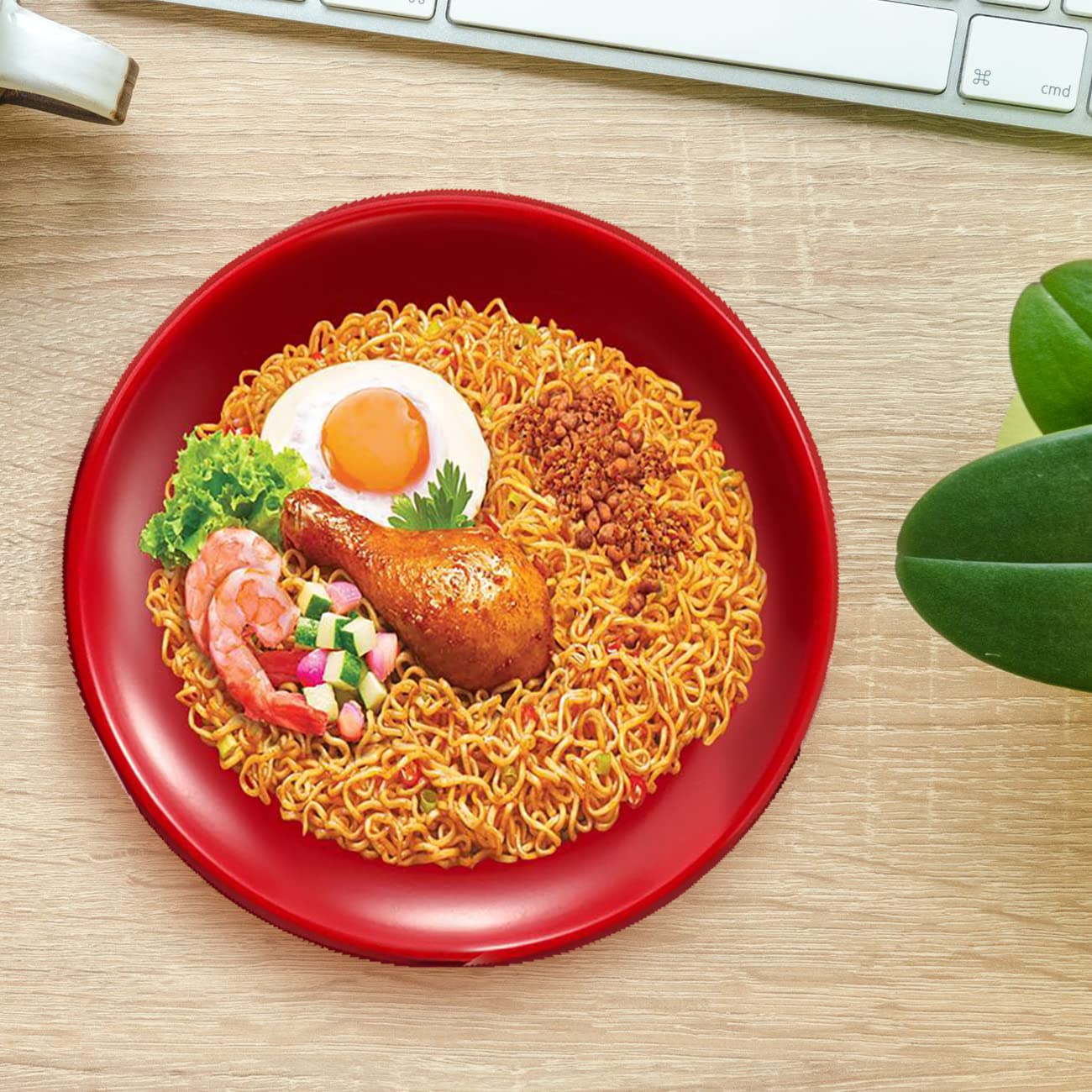 Mi Sedaap noodles steaming reveals aromatic finish.
