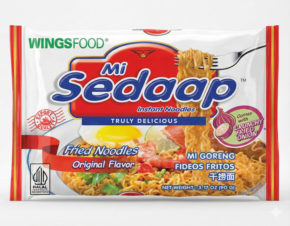 Mi Sedaap spice blend pack highlights authentic Southeast Asian seasoning.