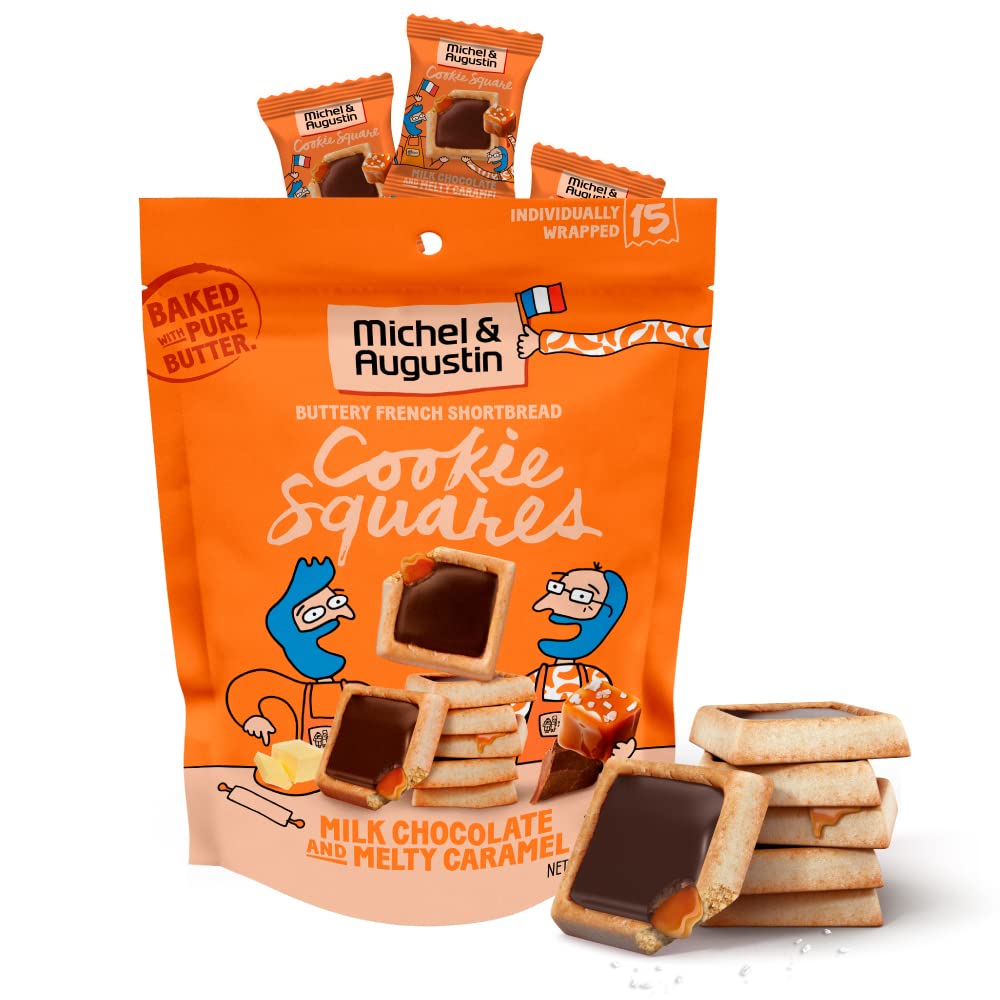 Michel et Augustin gourmet shortbread cookies pack with real butter for pantry-ready indulgence.