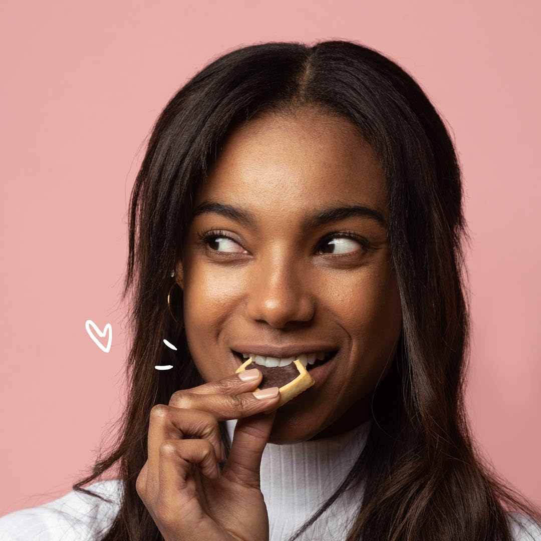 Individually wrapped Michel et Augustin cookies for freshness and on the go