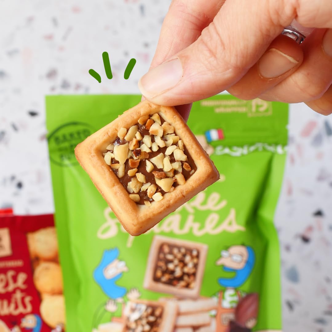 Michel et Augustin cookies fit for lunch boxes.