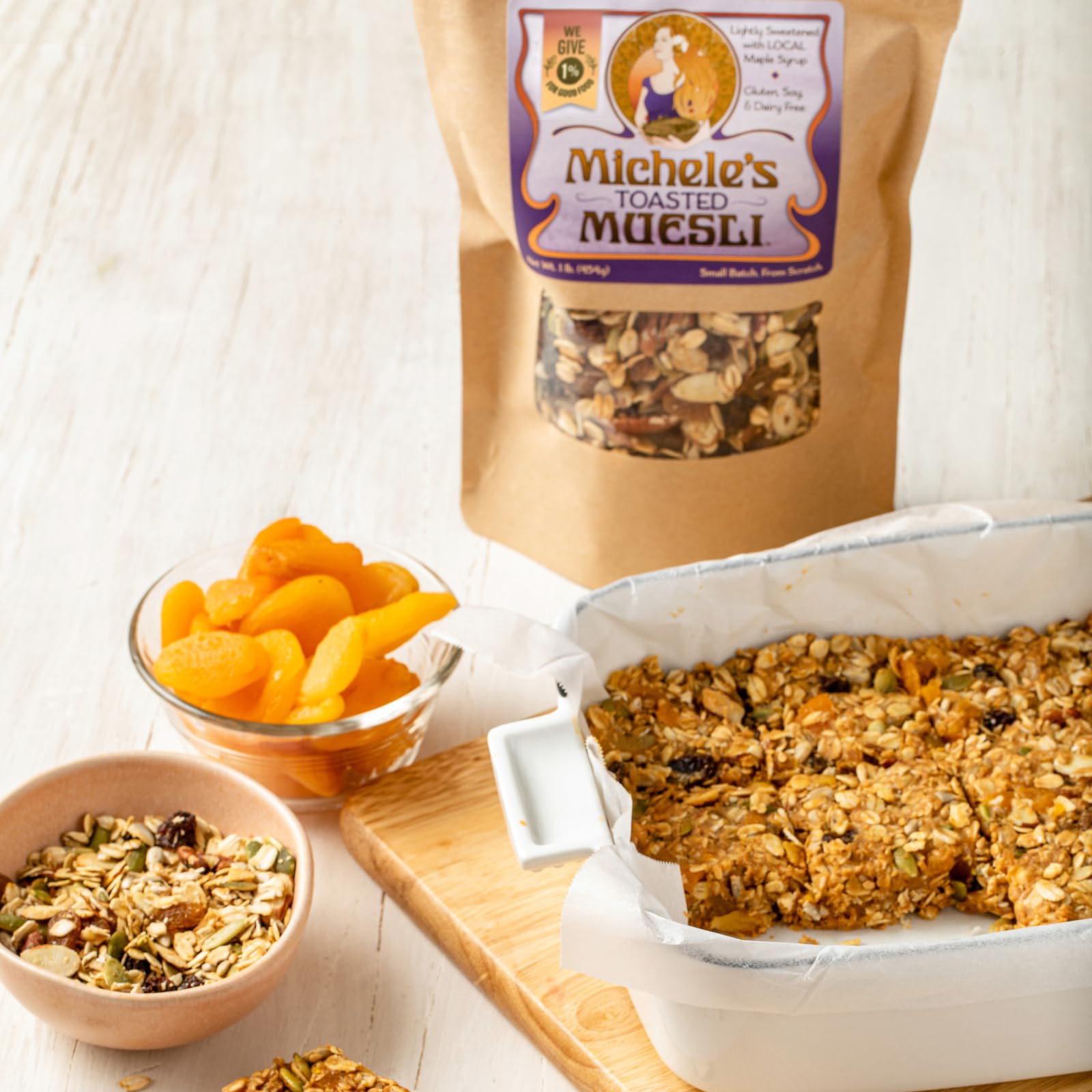 Michele's Granola overnight oats made easy with toasted muesli