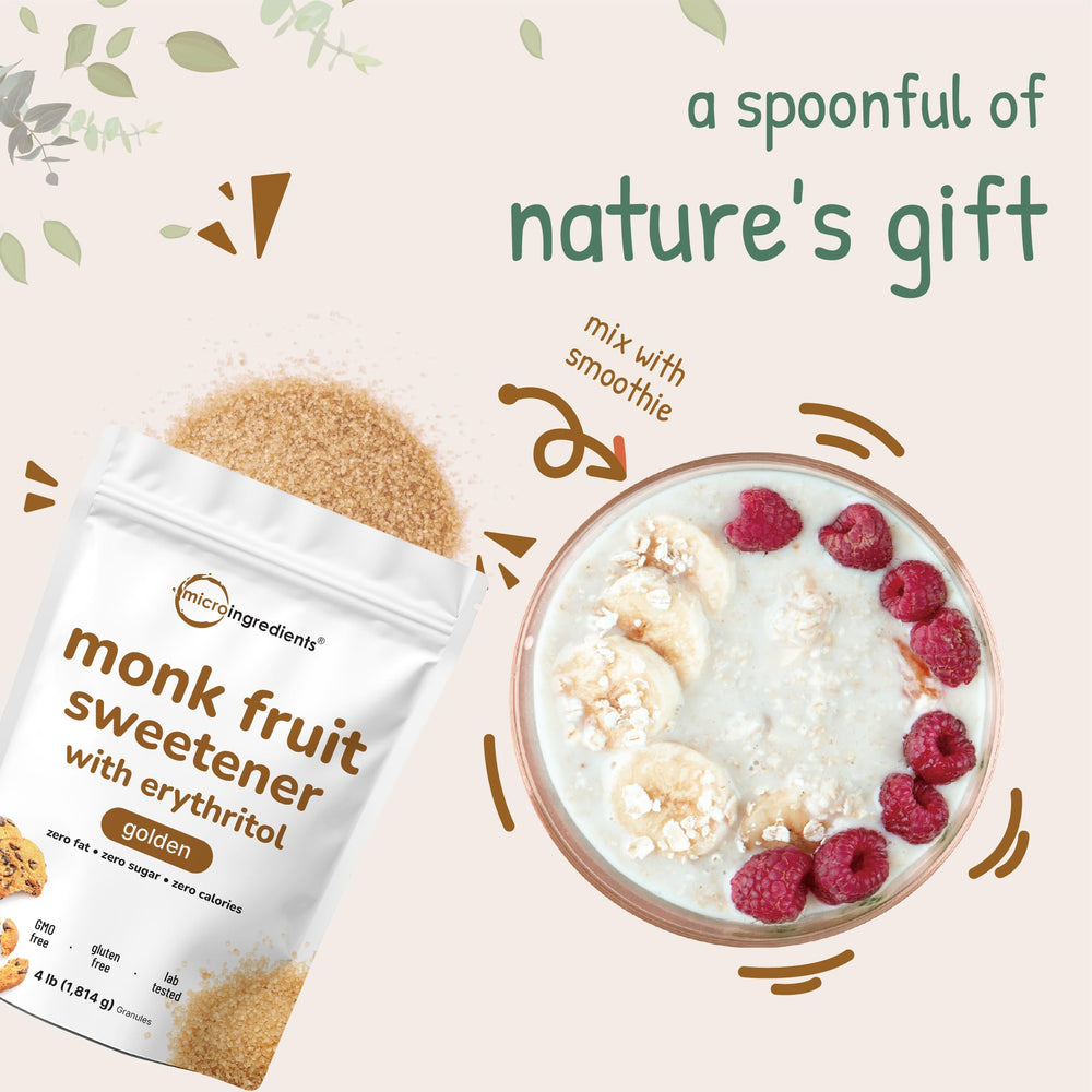 Micro Ingredients 2-in-1 blend balances sweetness for healthy cooking.
