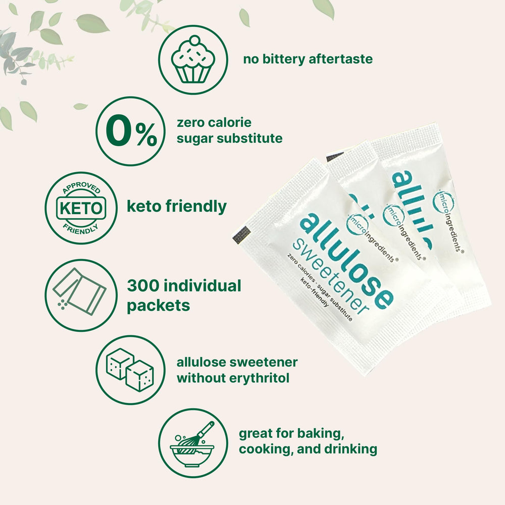 Allulose in coffee highlighting keto-friendly, zero-calorie sweetness.