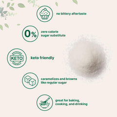 Micro Ingredients Allulose powder closeup shows fine texture and quick dissolution