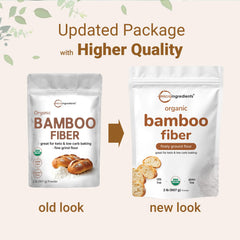 Micro Ingredients bamboo fiber powder baking setup for light, keto-friendly textures