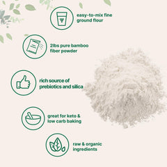Micro Ingredients bamboo fiber powder batter texture enhancement for smooth mixtures