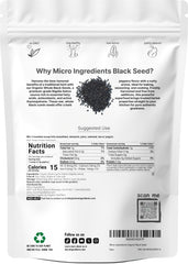 Micro Ingredients black cumin seeds closeup show whole Nigella Sativa for authentic flavor
