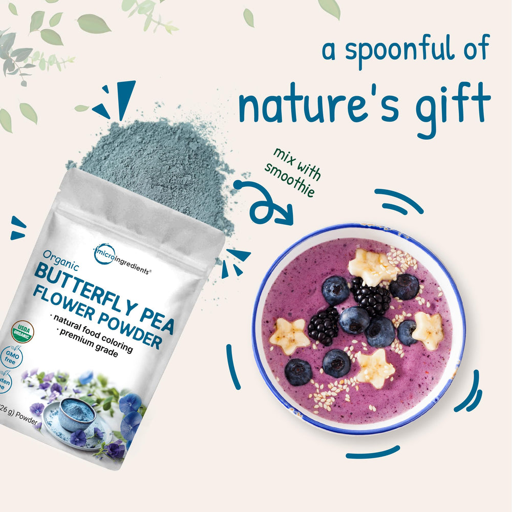 Third party tested butterfly pea flower powder ensuring purity