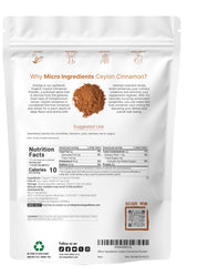 Micro Ingredients Ceylon cinnamon powder scoop for precise recipe prep