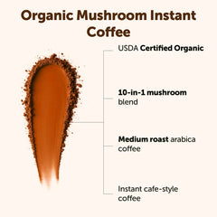 Micro Ingredients organic instant coffee with Lion’s Mane and Reishi for focus