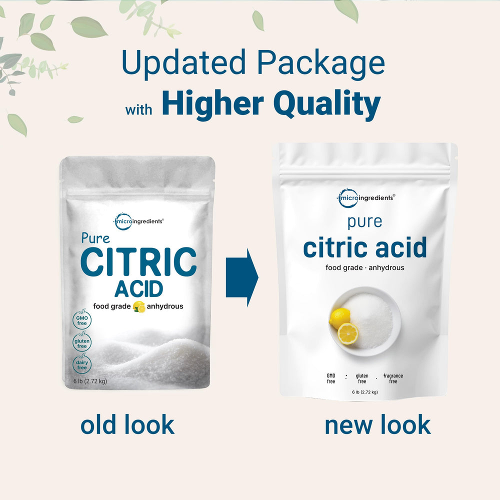 Micro Ingredients food grade non-GMO label on packaging for confidence.