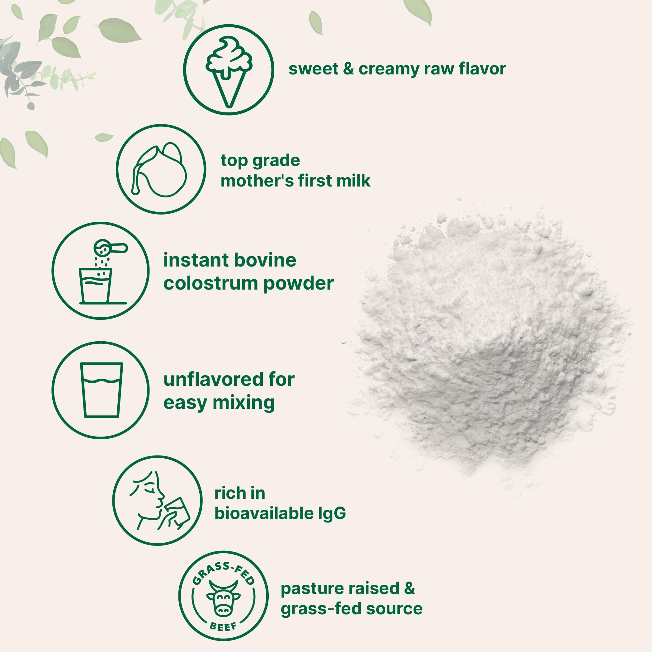 Micro Ingredients freeze-dried colostrum powder preserves nutrients.