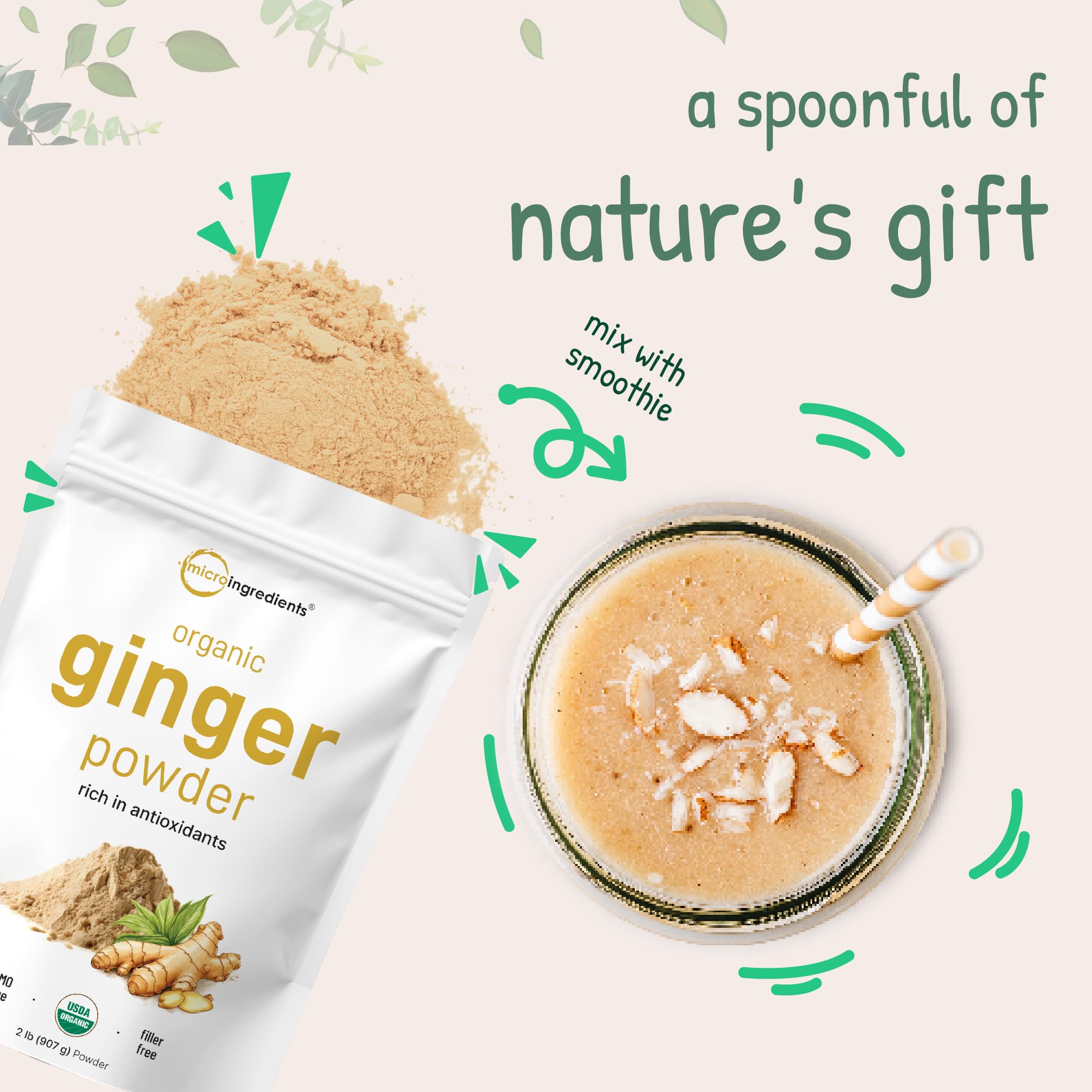 Micro Ingredients Organic Ginger Powder boosts sauces and marinades.