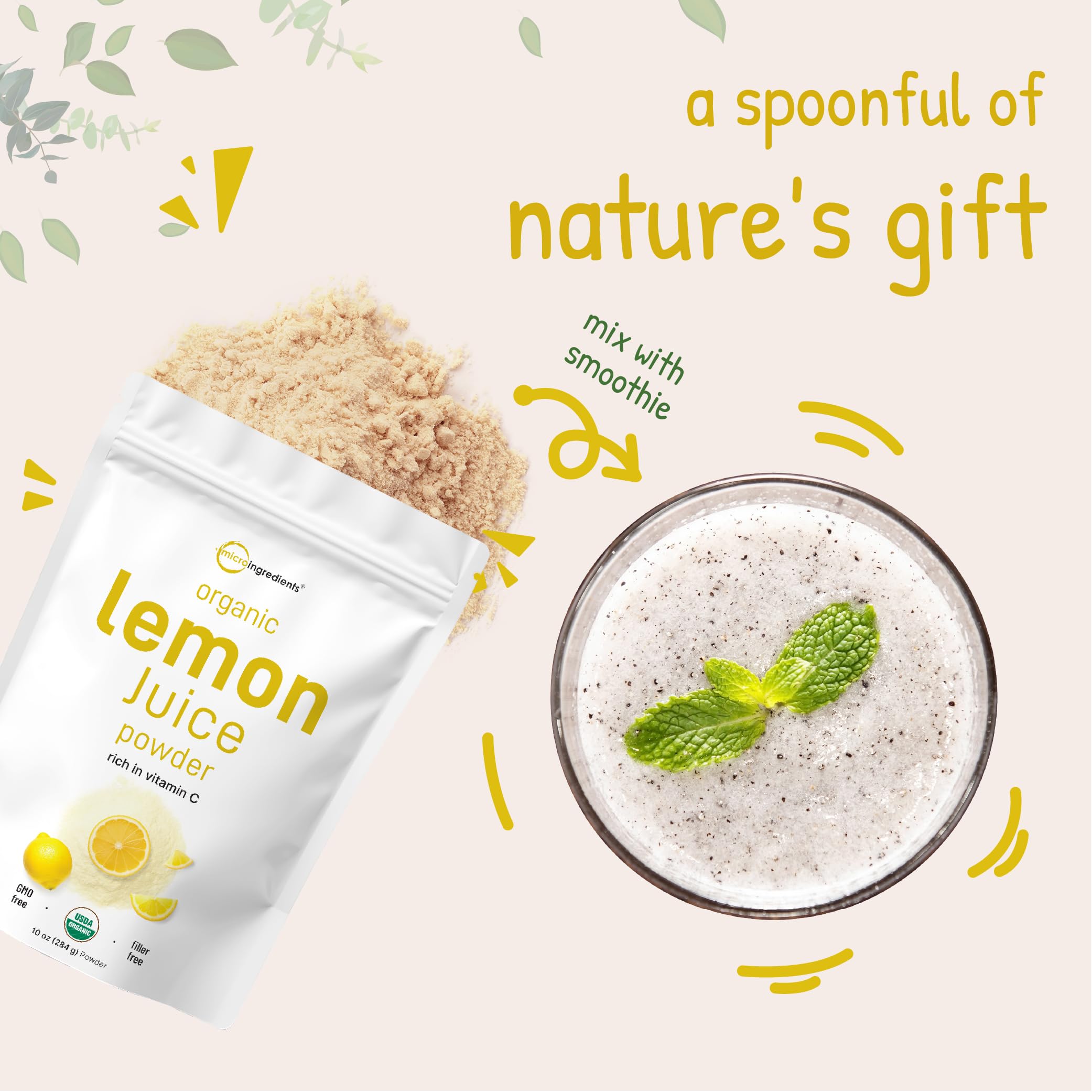 Micro Ingredients Lemon Juice Powder in baking for citrus flavor