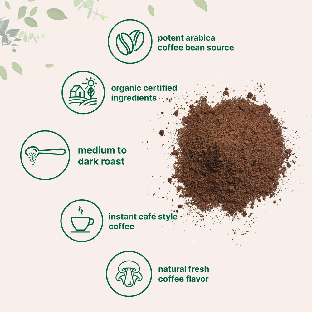 Micro Ingredients Medium to Dark Roast Instant Coffee delivers full-bodied taste.