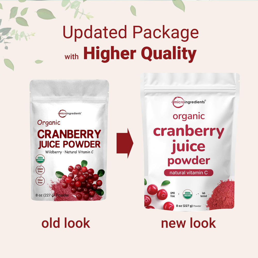 Micro Ingredients organic cranberry juice powder rich in antioxidants