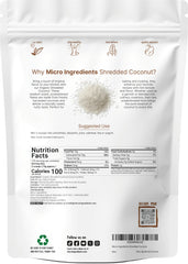 Micro Ingredients coconut flakes raw unsweetened visuals highlight pure flavor for recipes.