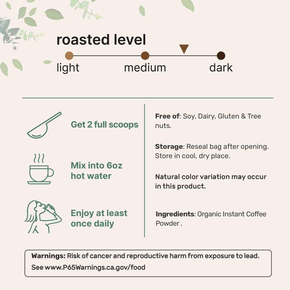 Micro Ingredients Premium Arabica Beans for a rich aroma and balanced flavor.